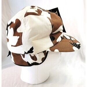 NWT Large Military Baseball Hat Chocolate Camo GORE-TEX Ear Flaps Thinsulate